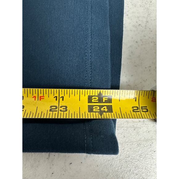 Eileen Fisher Pull On Slim Leg Pants Women's M Blue Stretch Lyocell Blend C17 - Picture 6 of 6